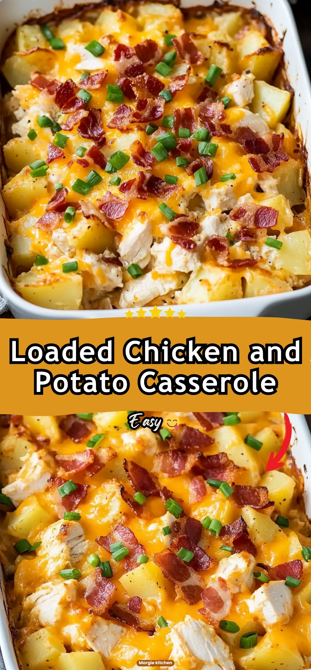 Loaded Chicken and Potato Casserole 68 Loaded Chicken and Potato Casserole