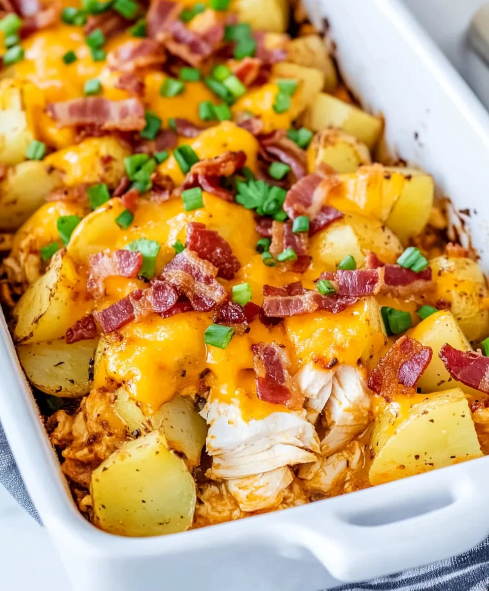 Loaded Chicken and Potato Casserole 65 Loaded Chicken and Potato Casserole