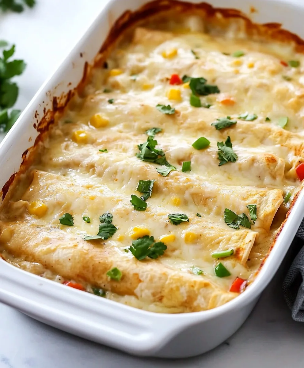 White Chicken Enchiladas 122 White Chicken Enchiladas