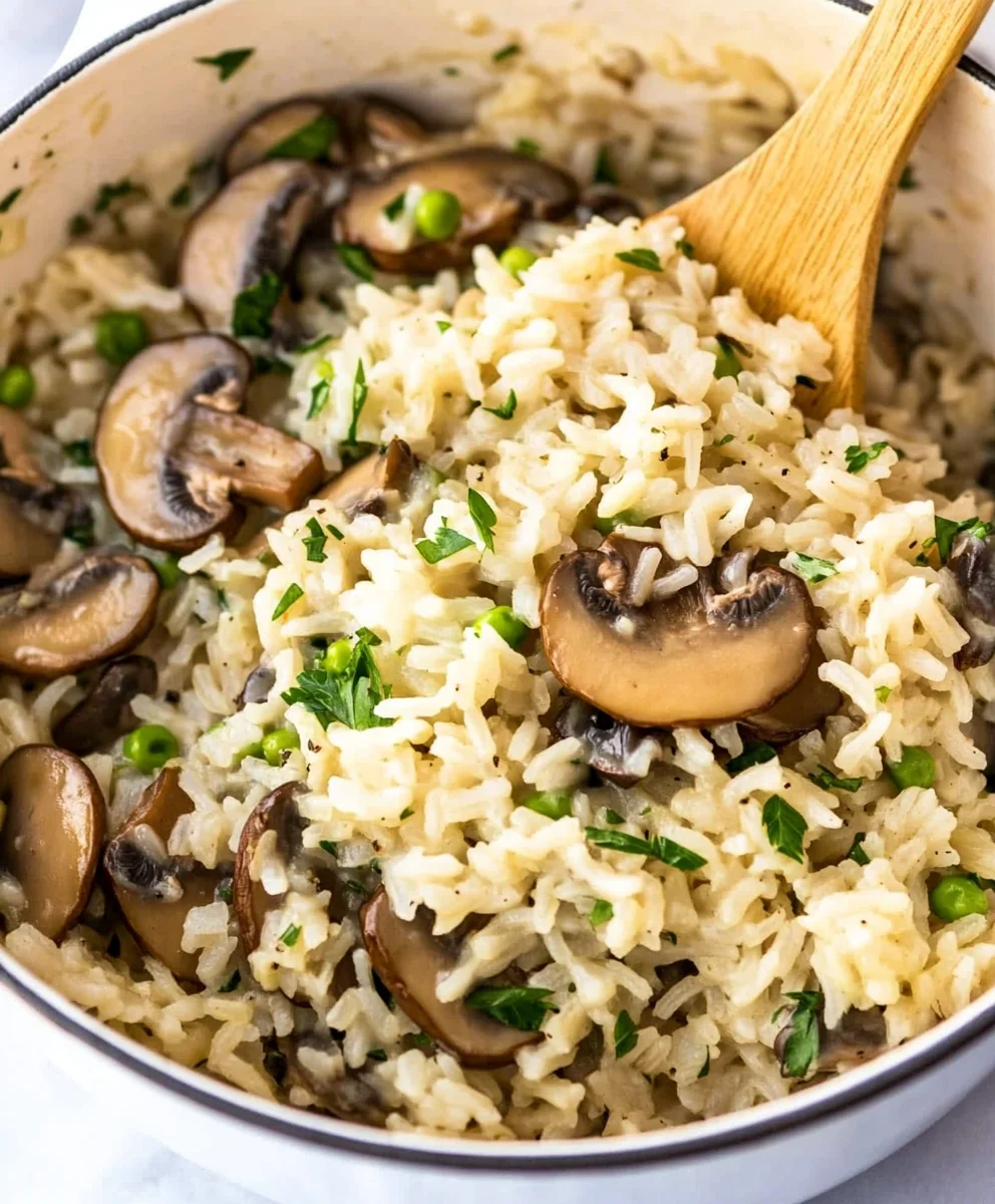 Our Favorite Mushroom Rice