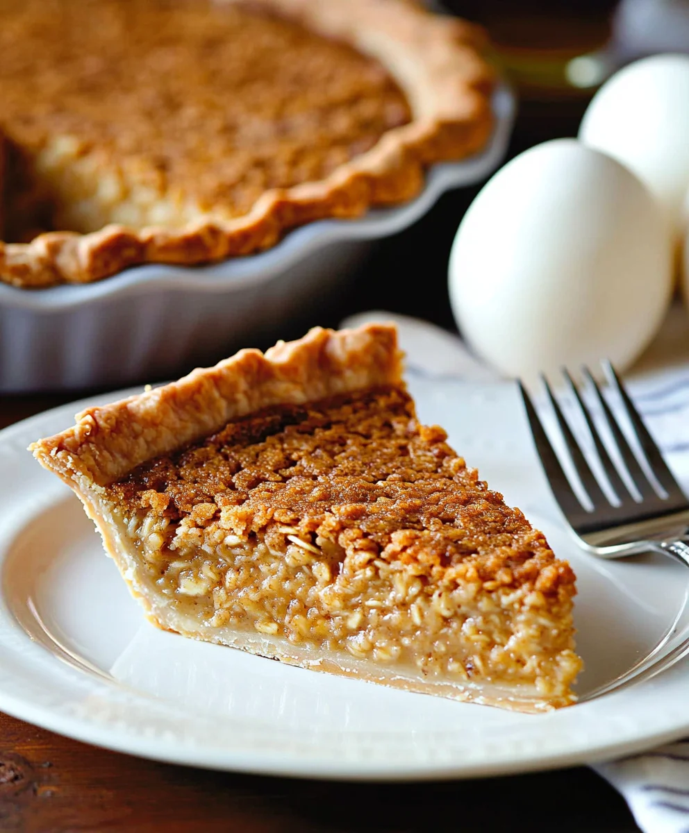 Amish Oatmeal Pie Recipe