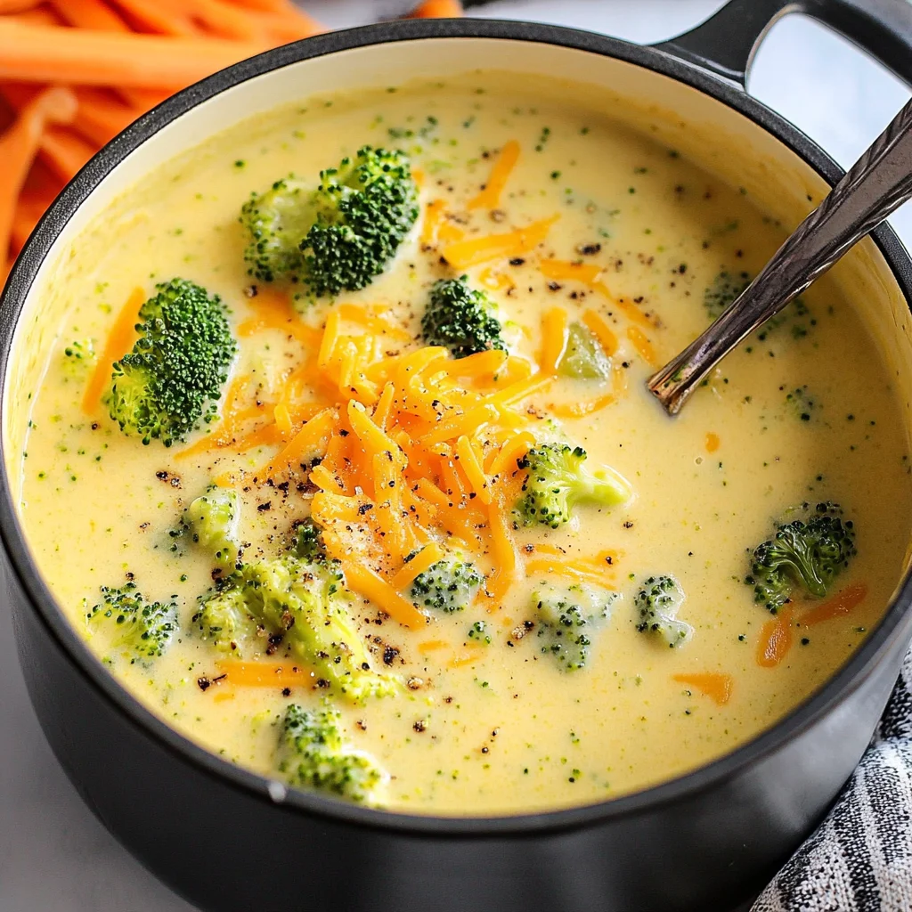 The Best Broccoli Cheese Soup