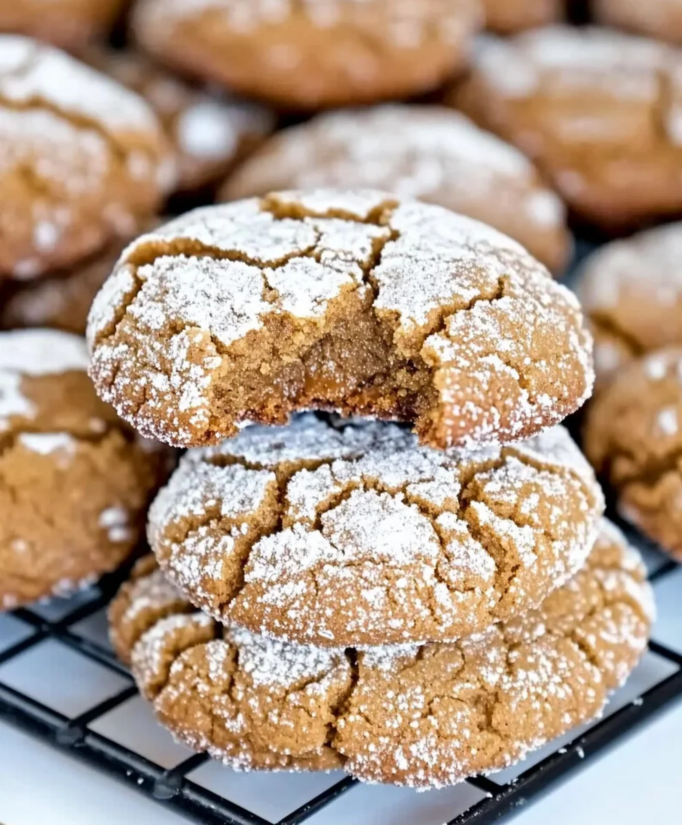 Easy Gingerbread Crinkle Cookies 62 Easy Gingerbread Crinkle Cookies