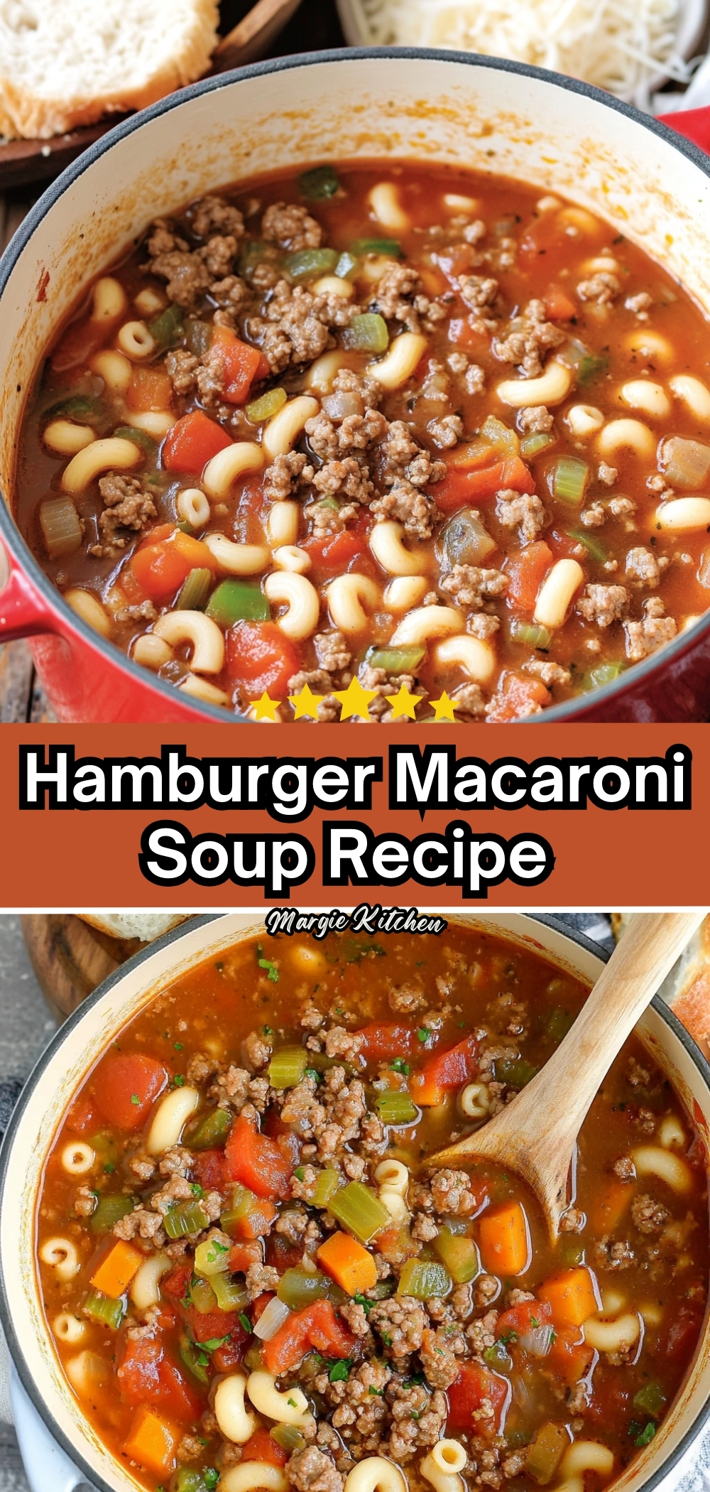 Hamburger Macaroni Soup Recipe (Ready in 35 Mins!) 70 Hamburger Macaroni Soup Recipe (Ready in 35 Mins!)