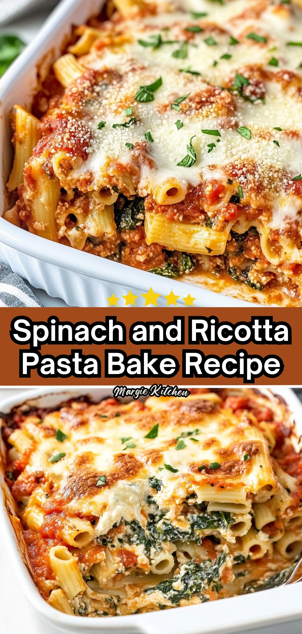 Spinach and Ricotta Pasta Bake Recipe 79 Spinach and Ricotta Pasta Bake Recipe