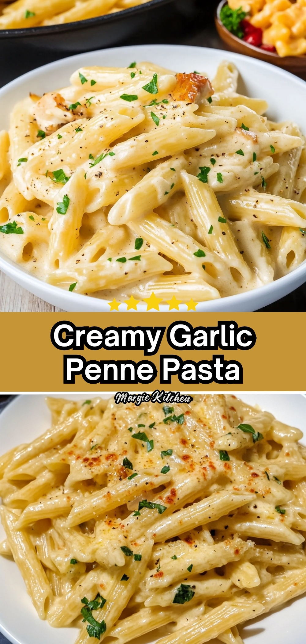 Creamy Garlic Penne Pasta 64 Creamy Garlic Penne Pasta