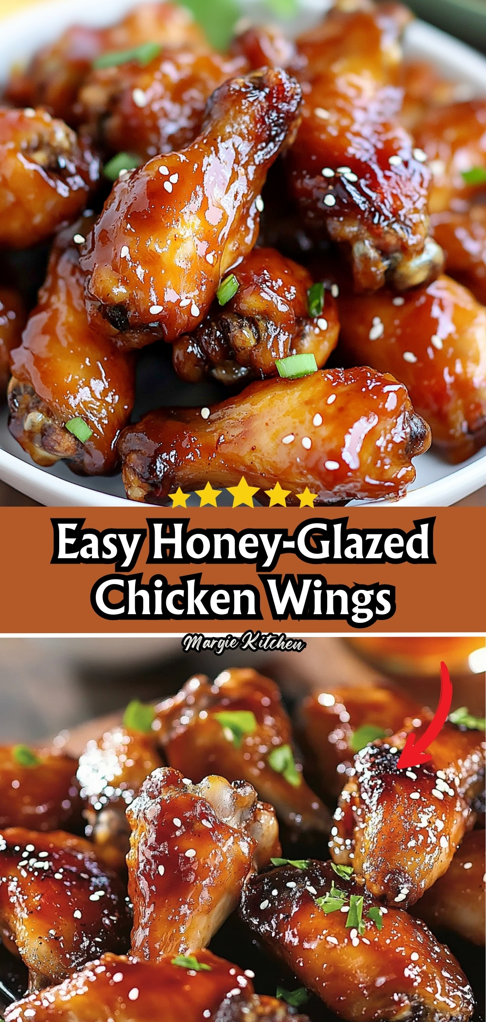 Honey-Glazed Chicken Wings 58 Honey-Glazed Chicken Wings