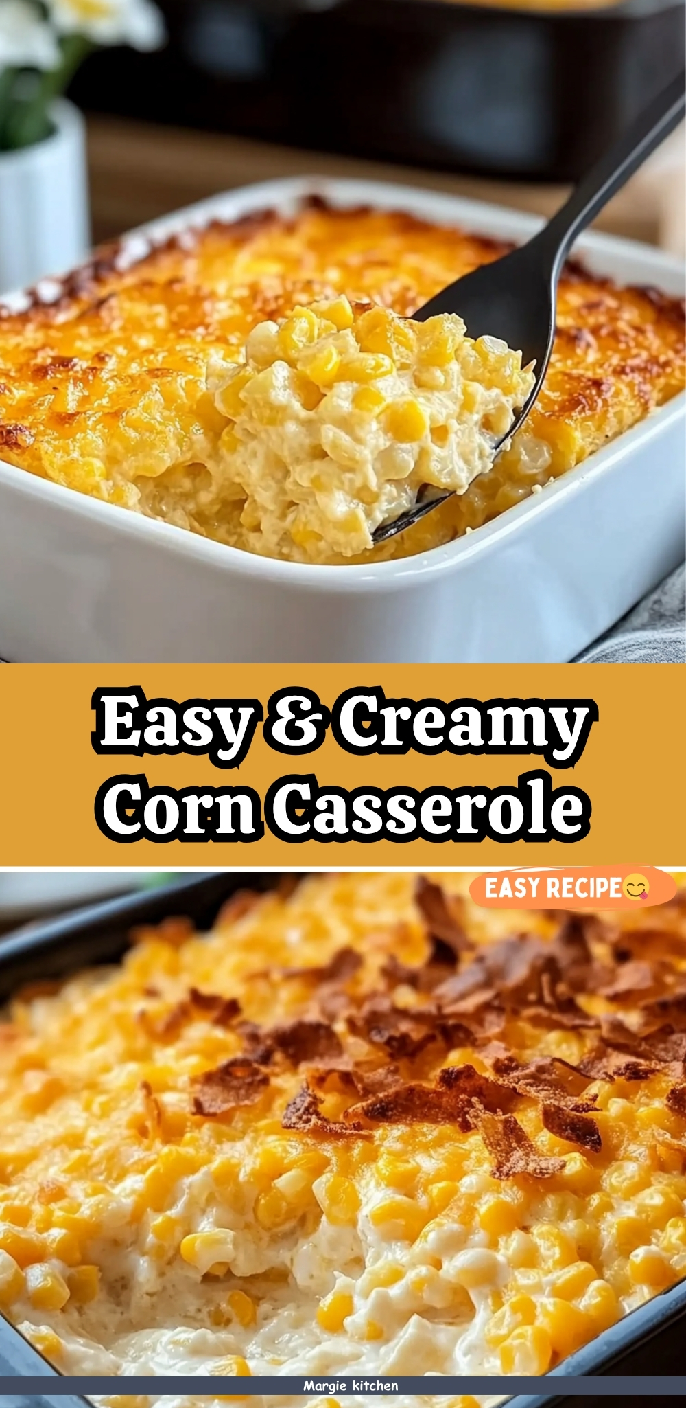 Easy & Creamy Corn Casserole