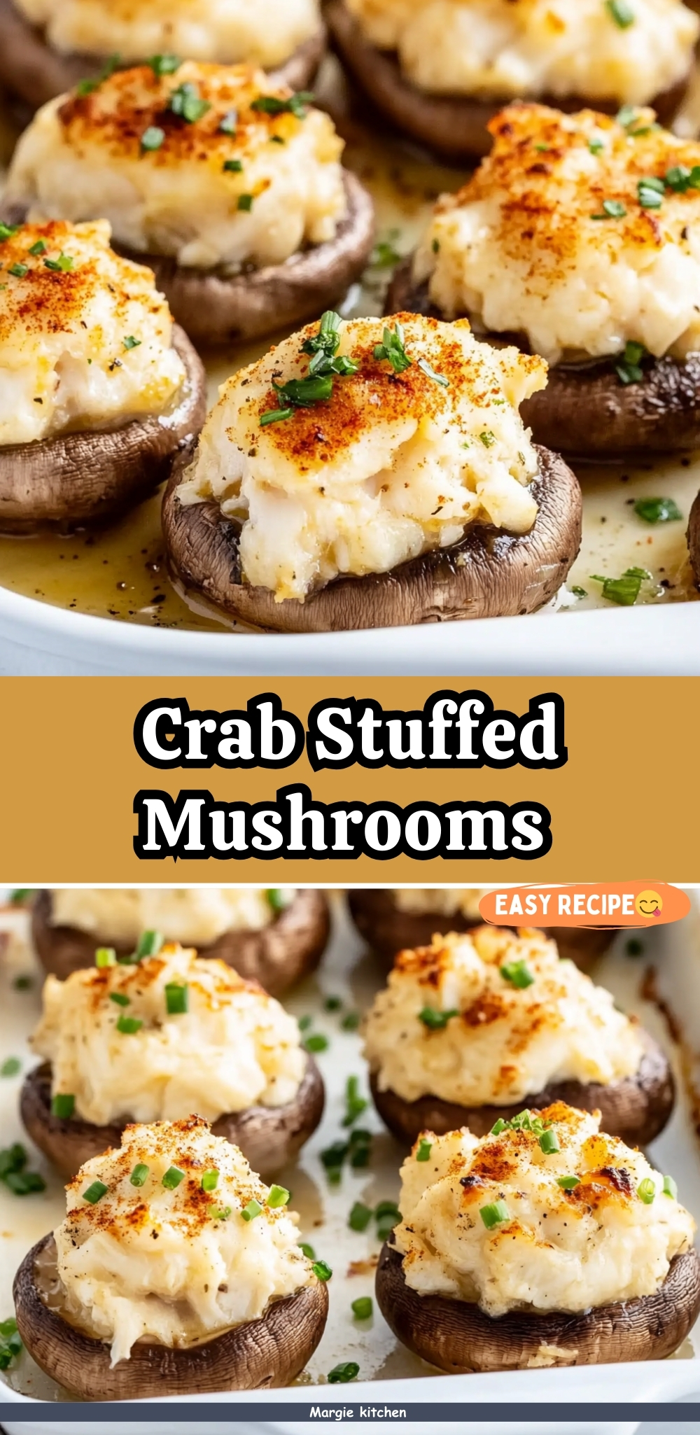 Crab Stuffed Mushrooms (Easy Recipe) 59 Crab Stuffed Mushrooms (Easy Recipe)