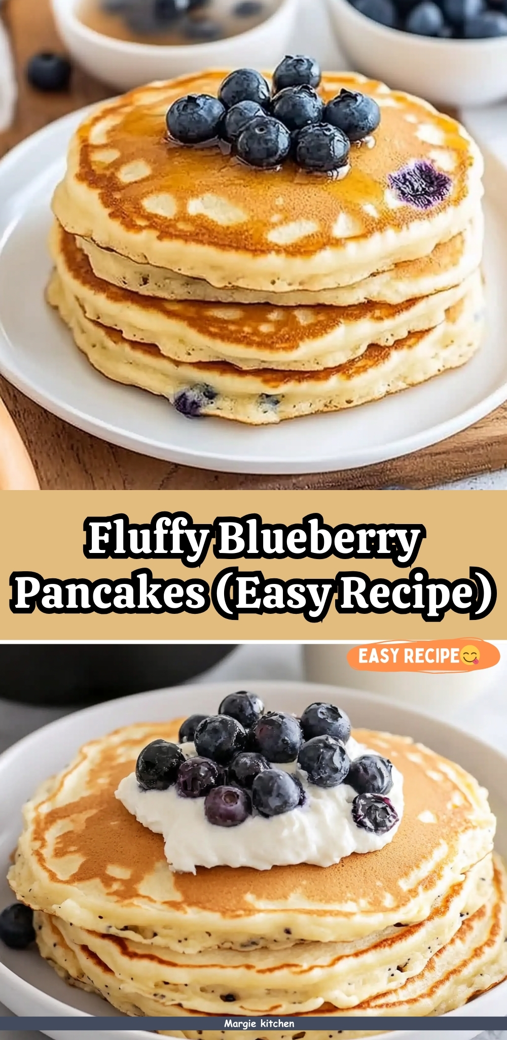 Fluffy Blueberry Pancakes (Easy Recipe) 68 Fluffy Blueberry Pancakes (Easy Recipe)