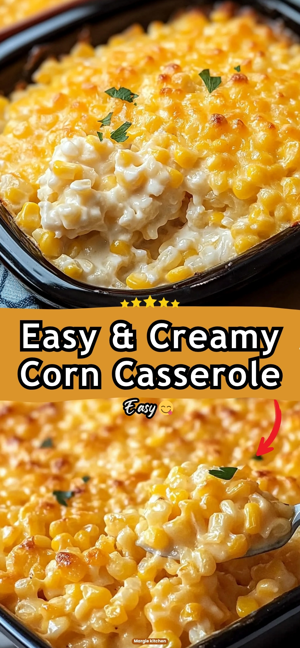 Easy & Creamy Corn Casserole