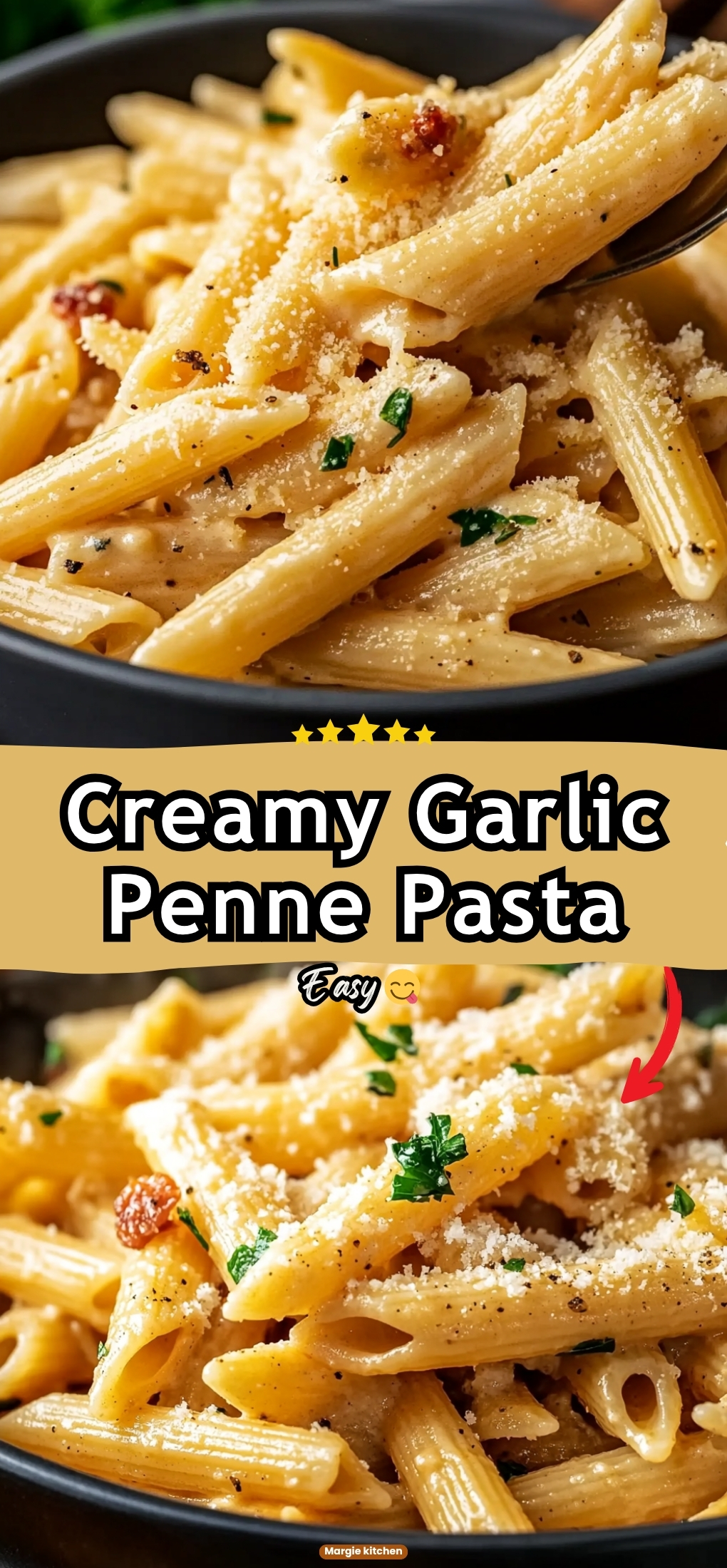 Creamy Garlic Penne Pasta 65 Creamy Garlic Penne Pasta