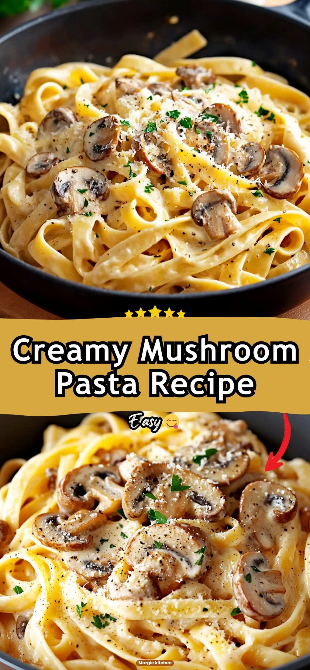 Creamy Mushroom Pasta Recipe 65 Creamy Mushroom Pasta Recipe