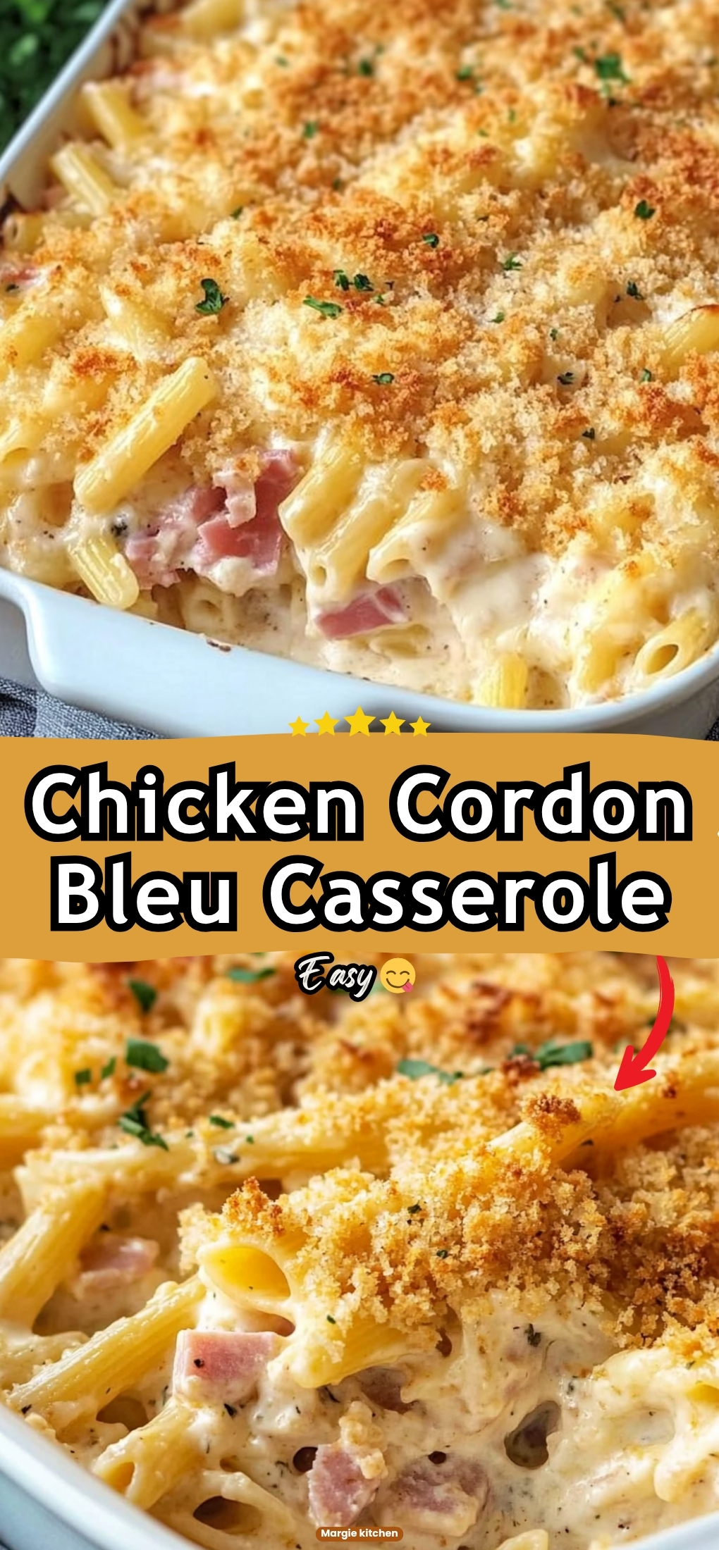 Chicken Cordon Bleu Casserole 65 Chicken Cordon Bleu Casserole