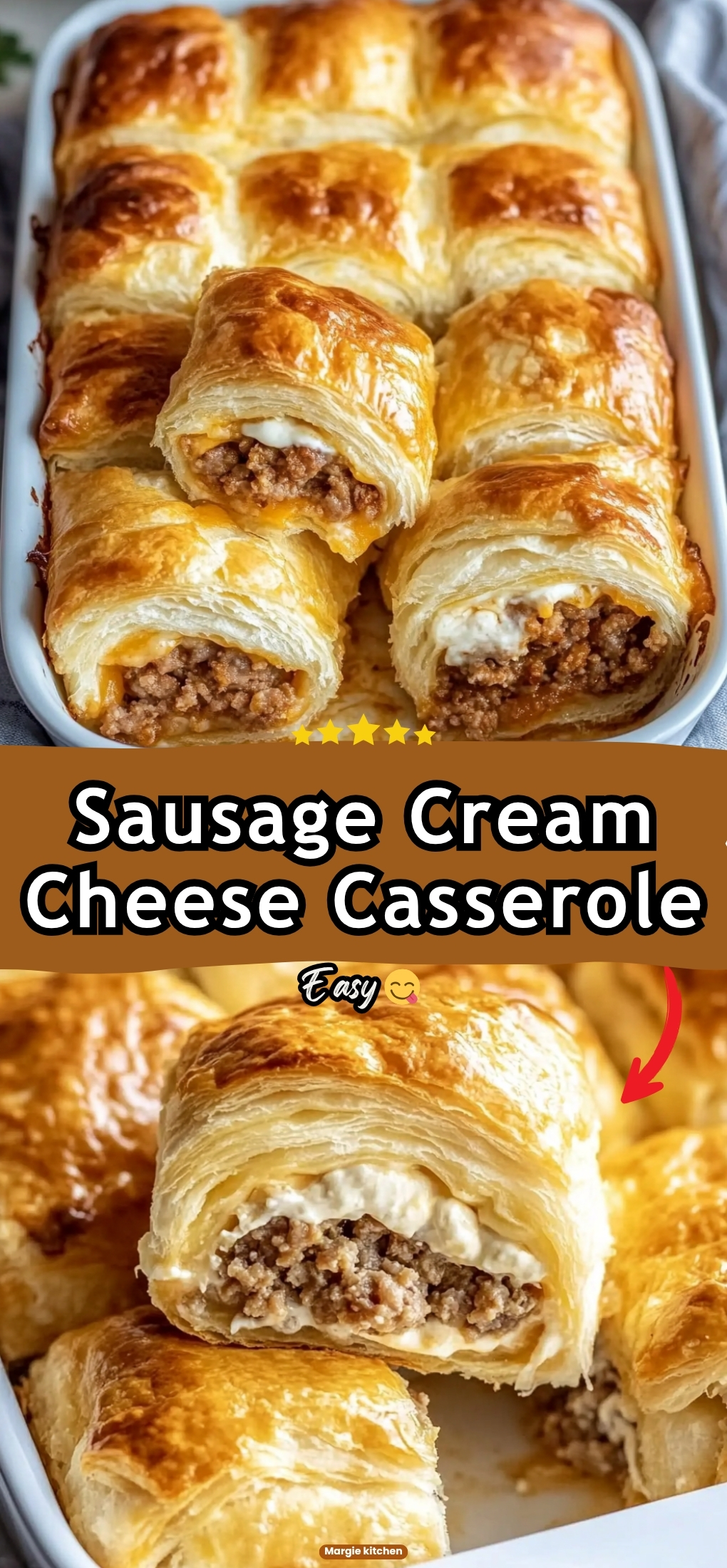 Sausage Cream Cheese Casserole