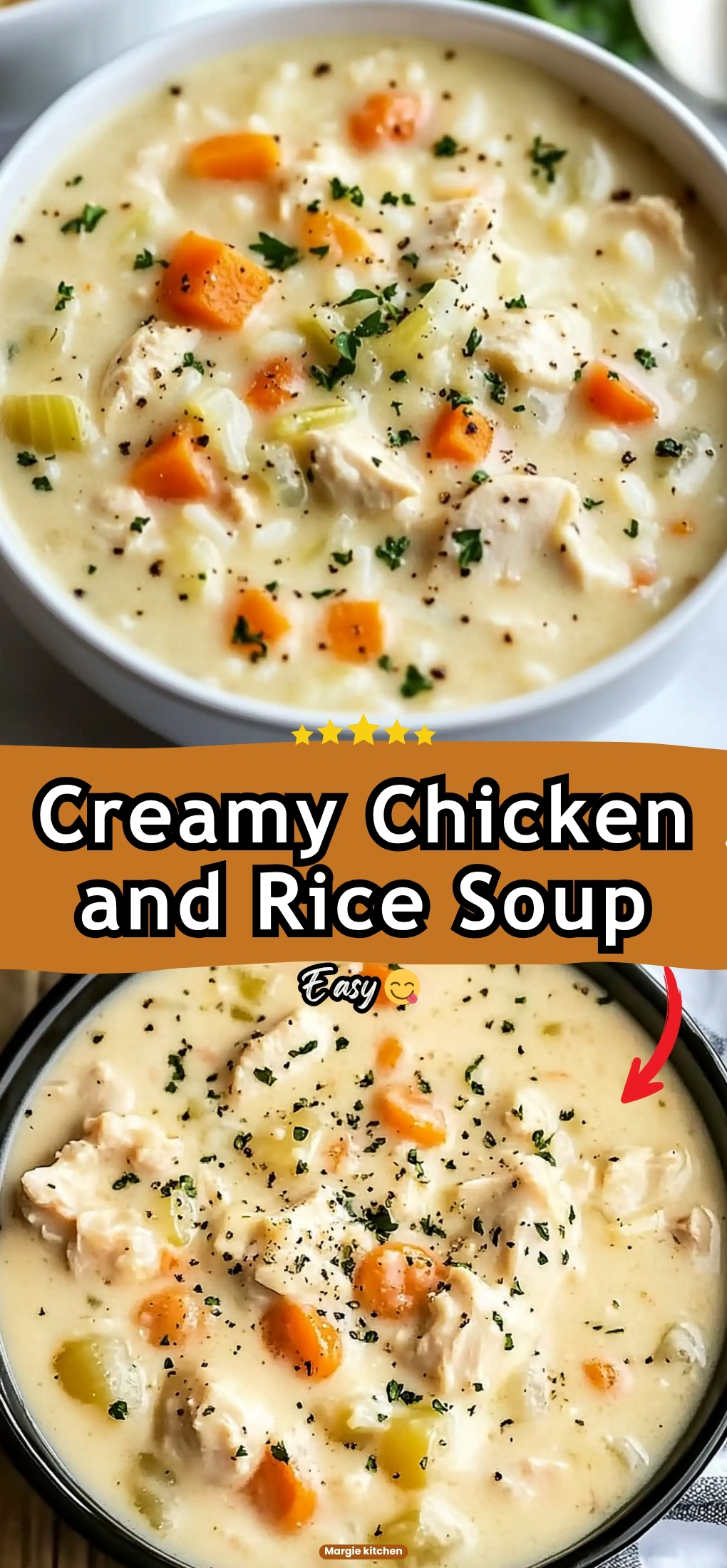 Creamy Chicken and Rice Soup 60 Creamy Chicken and Rice Soup