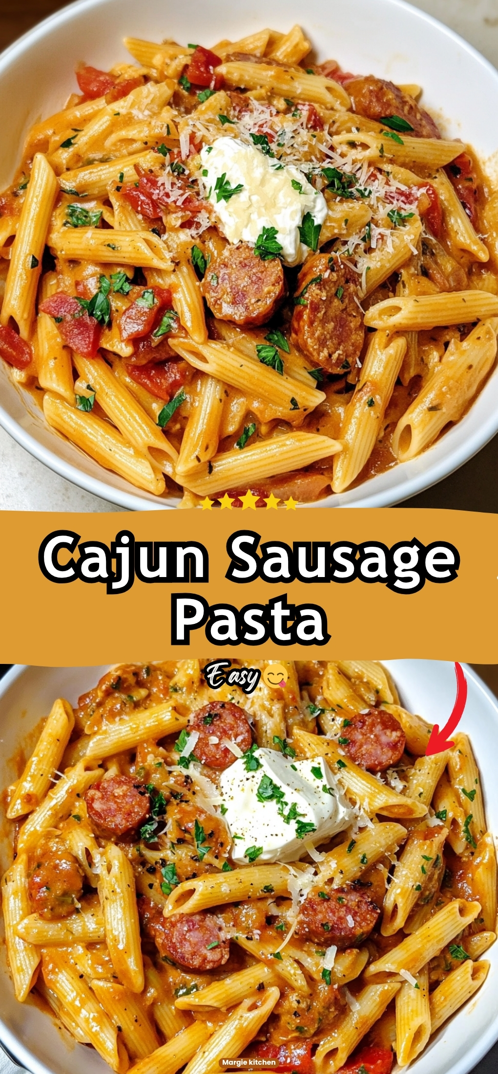 Cajun Sausage Pasta 68 Cajun Sausage Pasta