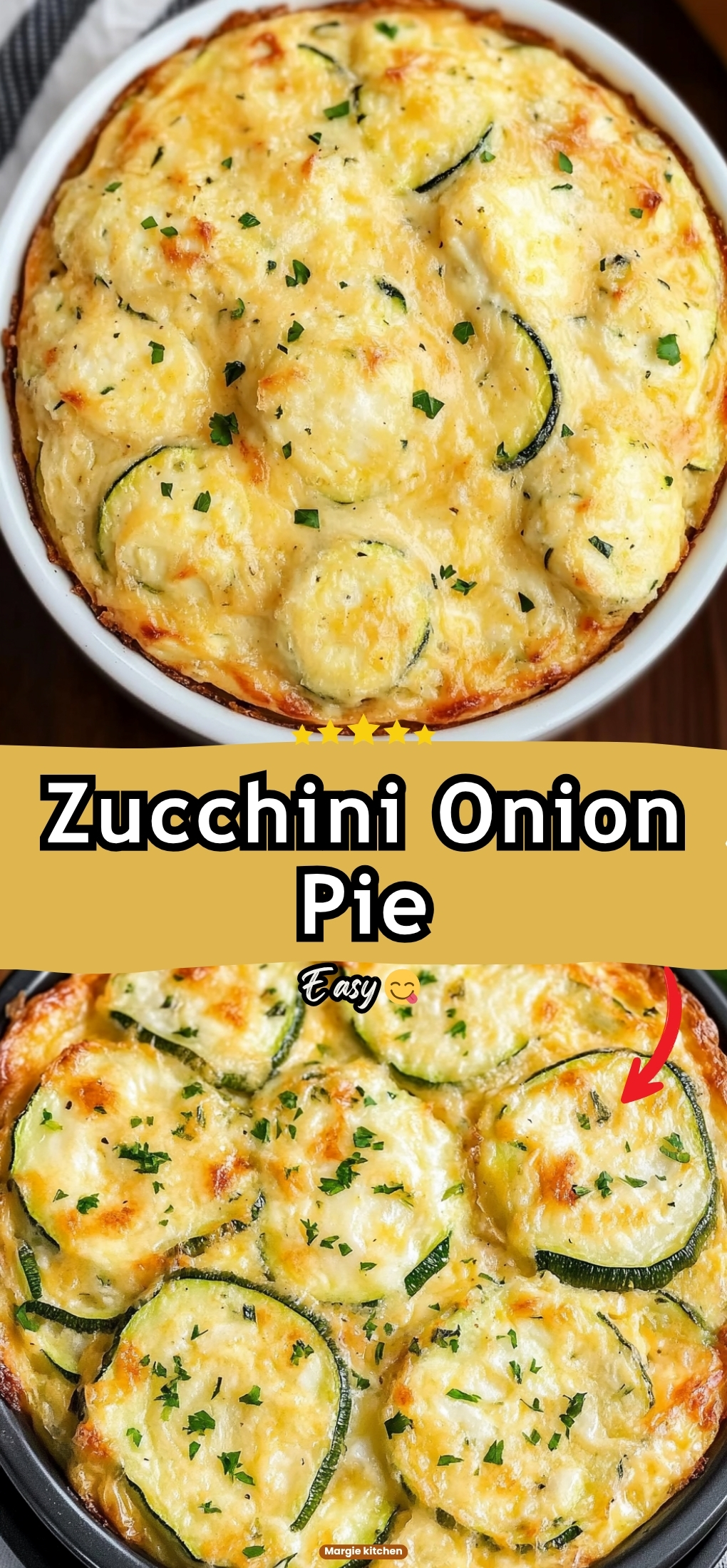 Zucchini Onion Pie 85 Zucchini Onion Pie
