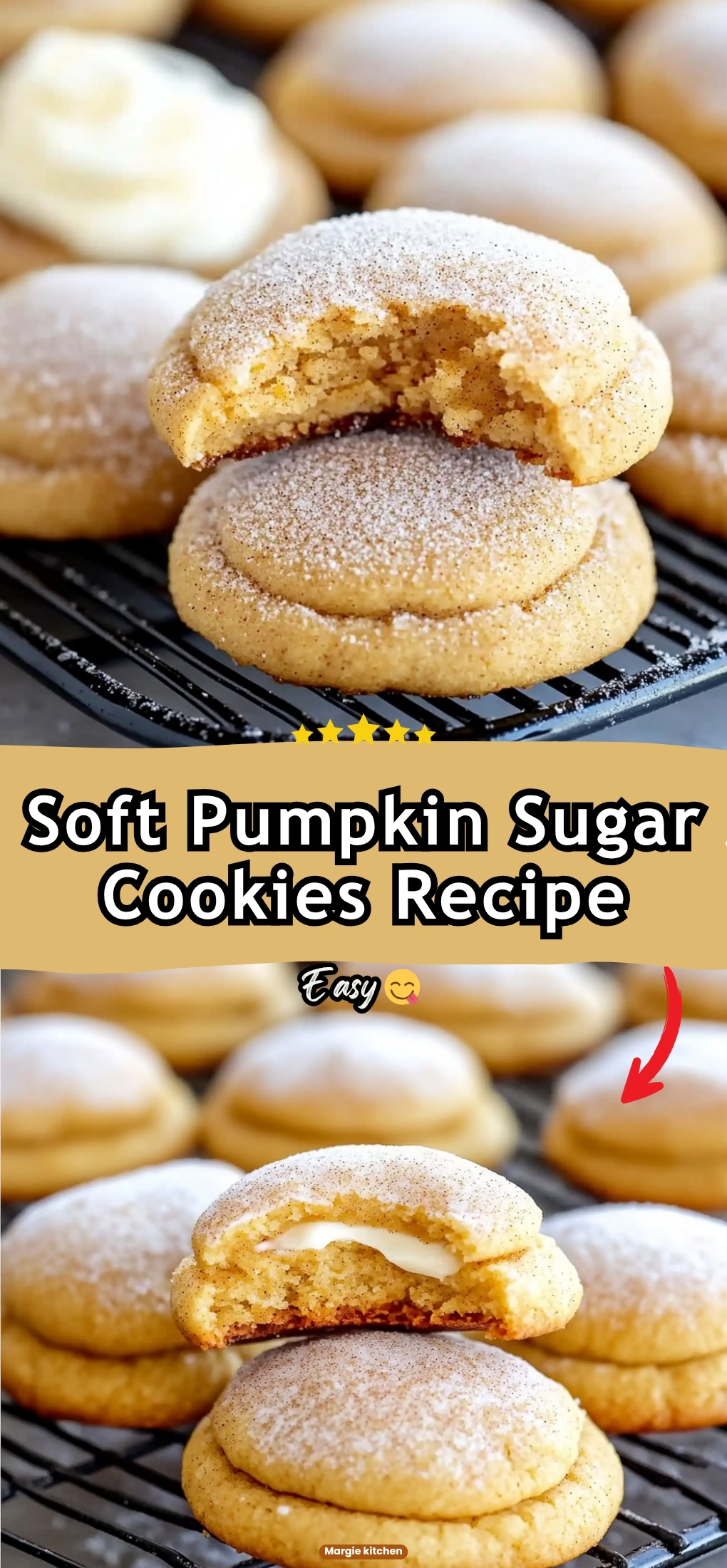 Soft Pumpkin Sugar Cookies Recipe 101 Soft Pumpkin Sugar Cookies Recipe