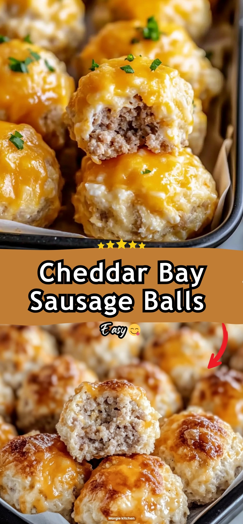 Cheddar Bay Sausage Balls (Just 4 Ingredients) 44 Cheddar Bay Sausage Balls (Just 4 Ingredients)