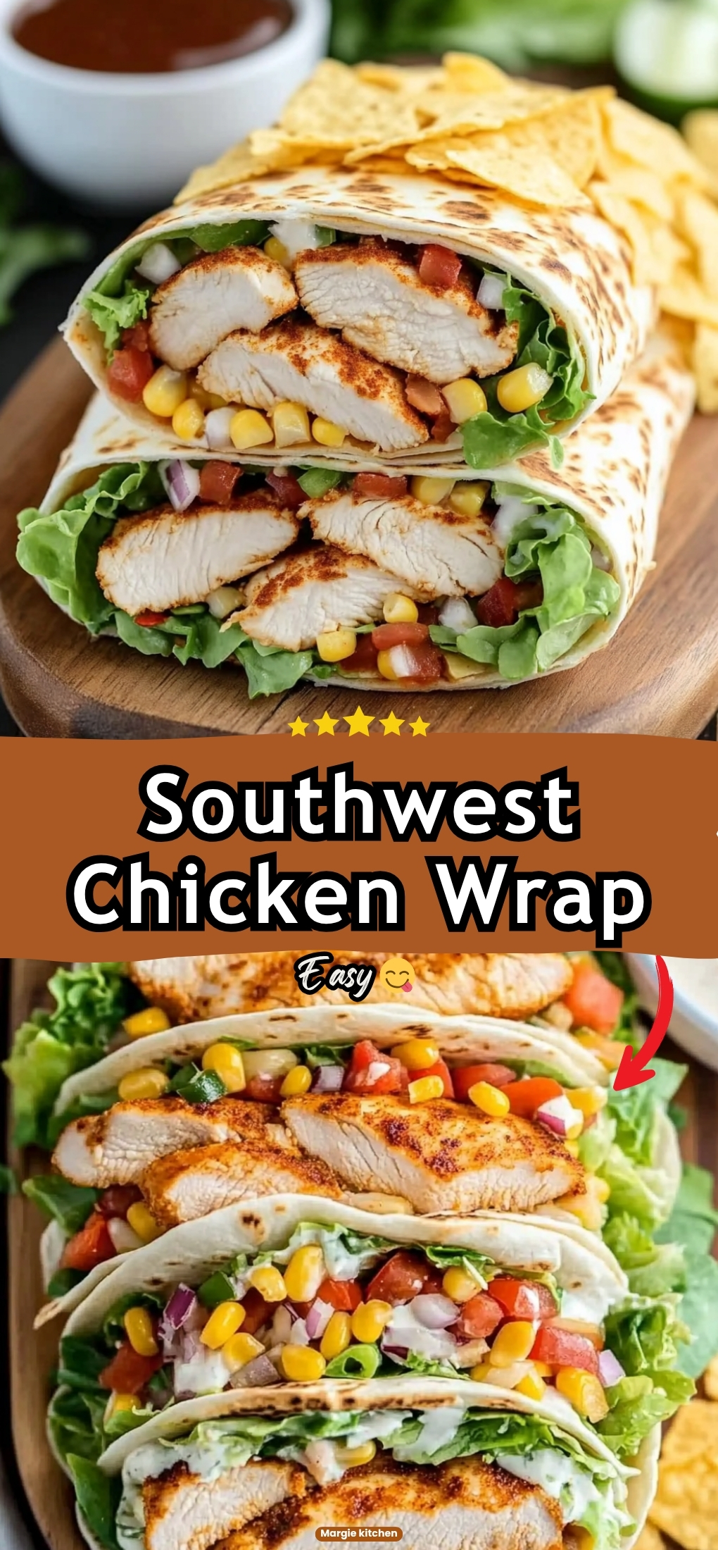 Southwest Chicken Wrap 98 Southwest Chicken Wrap