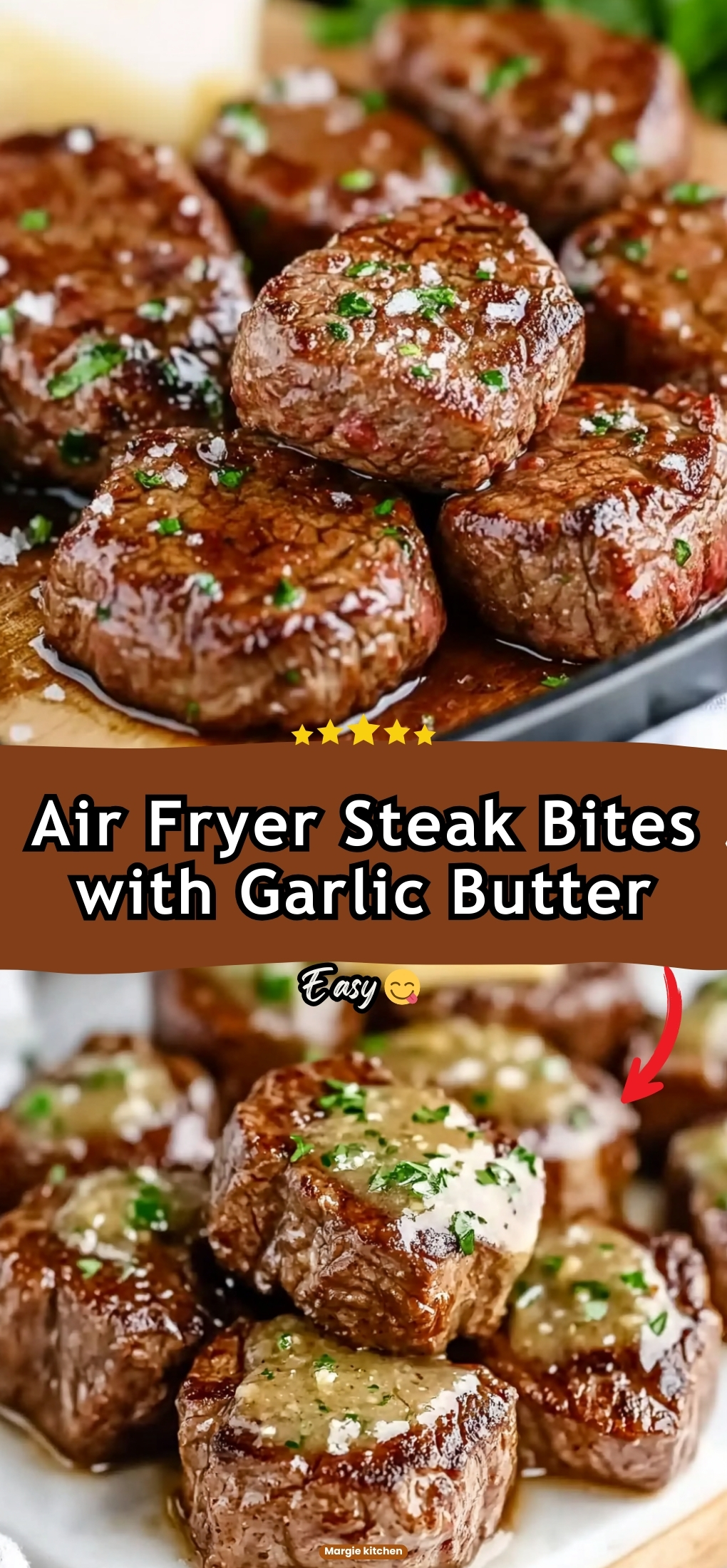 Air Fryer Steak Bites with Garlic Butter 59 Air Fryer Steak Bites with Garlic Butter