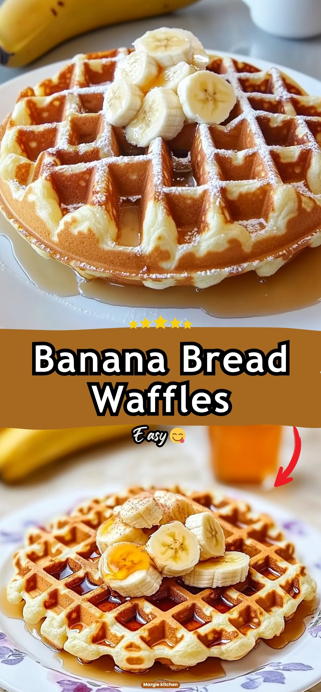 Banana Bread Waffles 65 Banana Bread Waffles