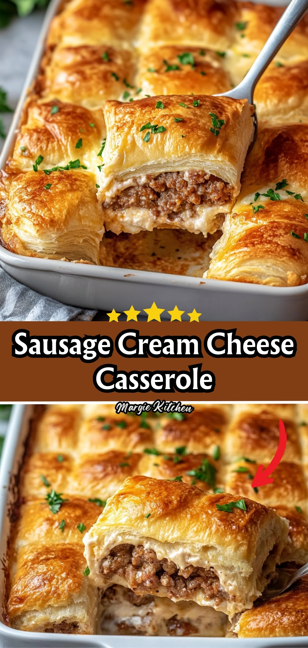 Sausage Cream Cheese Casserole
