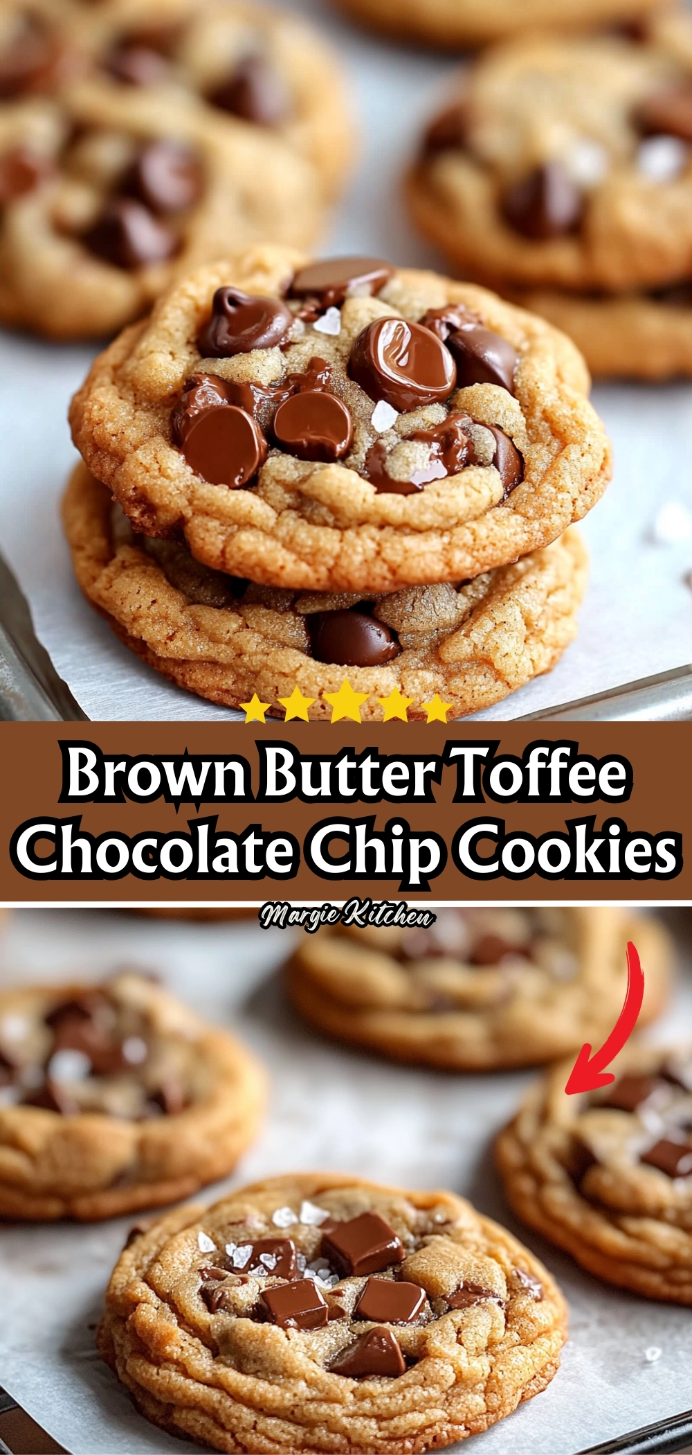 Brown Butter Toffee Chocolate Chip Cookies 64 Brown Butter Toffee Chocolate Chip Cookies