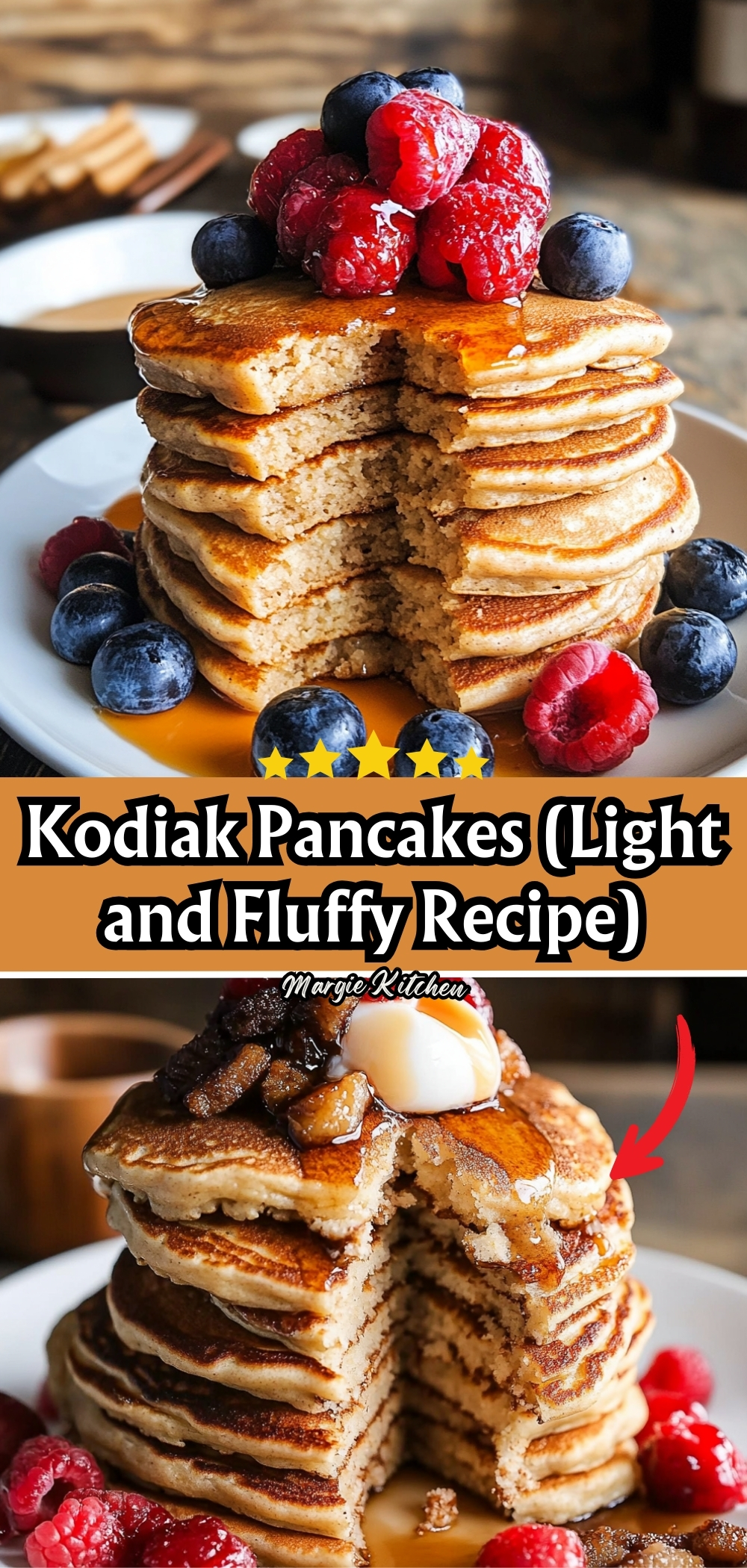 Kodiak Pancakes (Light and Fluffy Recipe) 52 Kodiak Pancakes (Light and Fluffy Recipe)