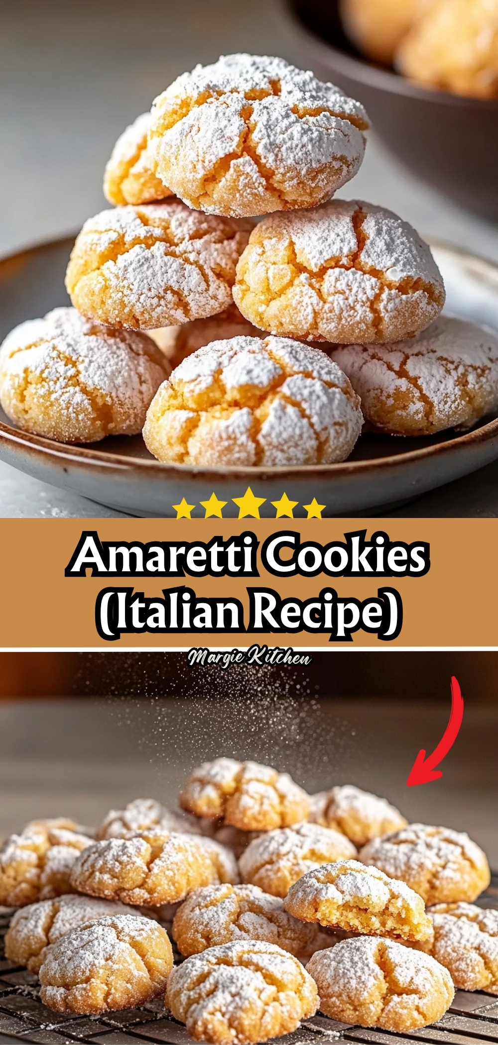 Amaretti Cookies (Italian Recipe) 46 Amaretti Cookies (Italian Recipe)