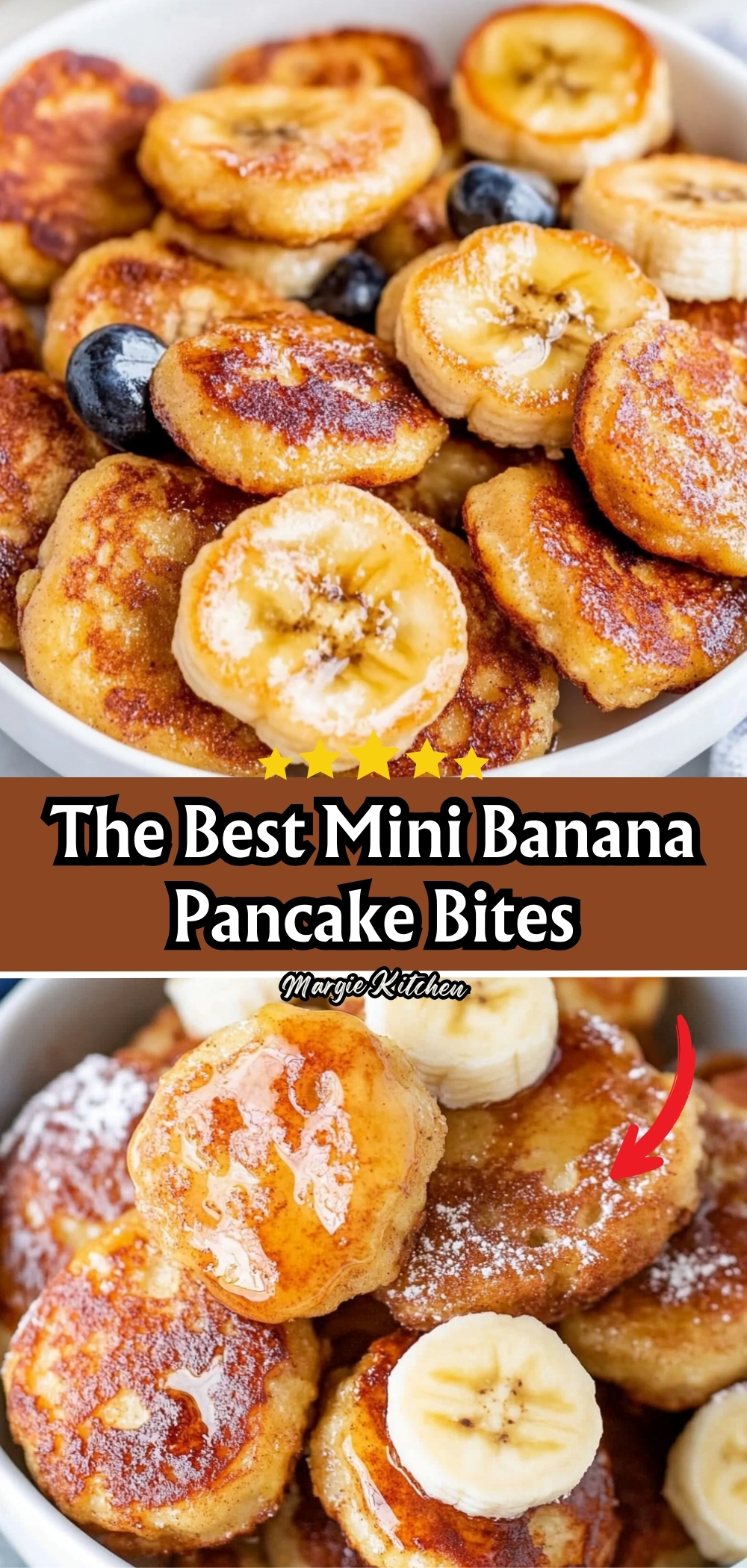 Mini Banana Pancake Bites 49 Mini Banana Pancake Bites
