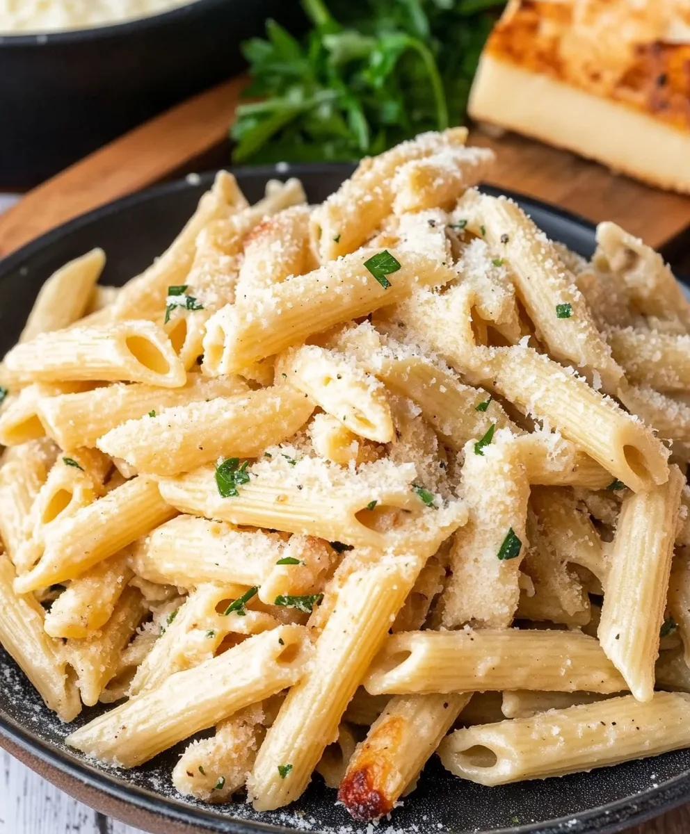 Creamy Garlic Penne Pasta 61 Creamy Garlic Penne Pasta