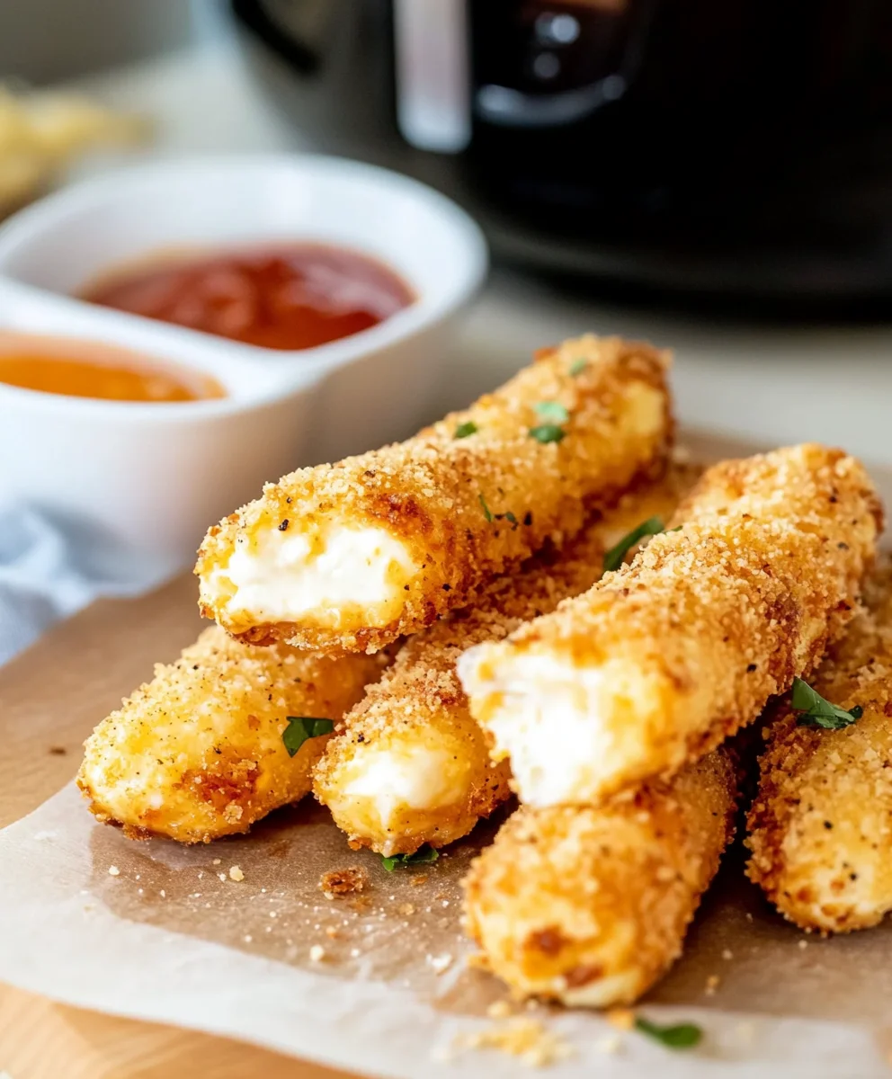 Air Fryer Mozzarella Sticks (Homemade Recipe) 56 Air Fryer Mozzarella Sticks (Homemade Recipe)