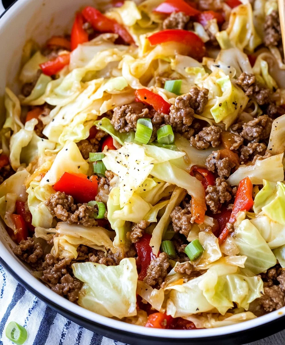 Black Pepper Beef and Cabbage Stir Fry Recipe
