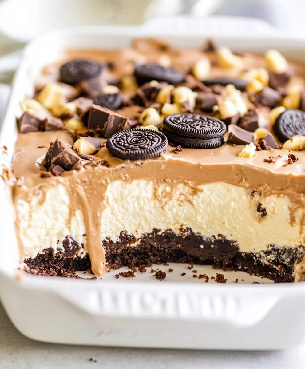 Chocolate Peanut Butter No-Bake Dessert 50 Chocolate Peanut Butter No-Bake Dessert
