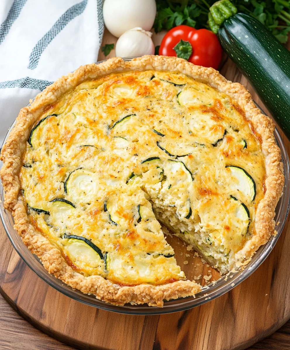 Zucchini Onion Pie 62 Zucchini Onion Pie