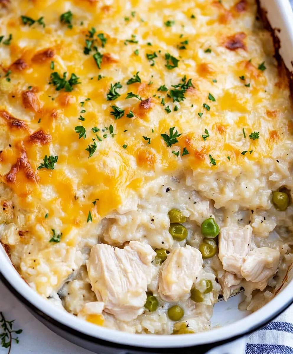 Easy Chicken and Rice Casserole