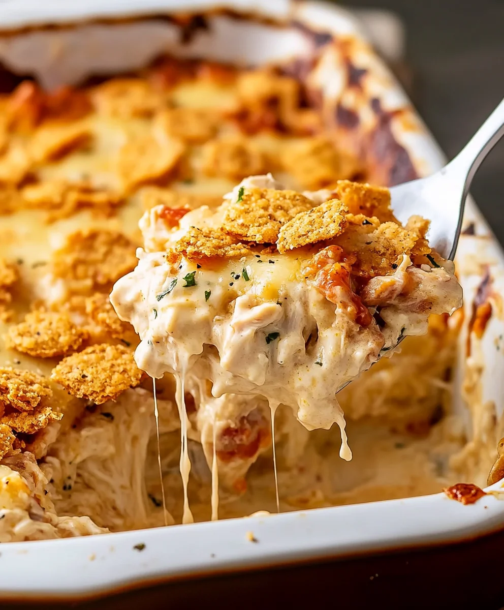 Ritz Cracker Chicken Casserole