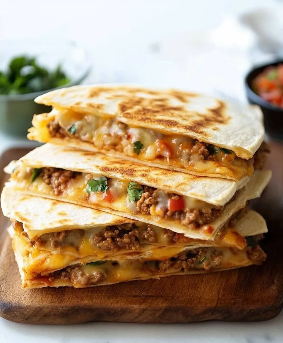 Ground Beef Quesadillas