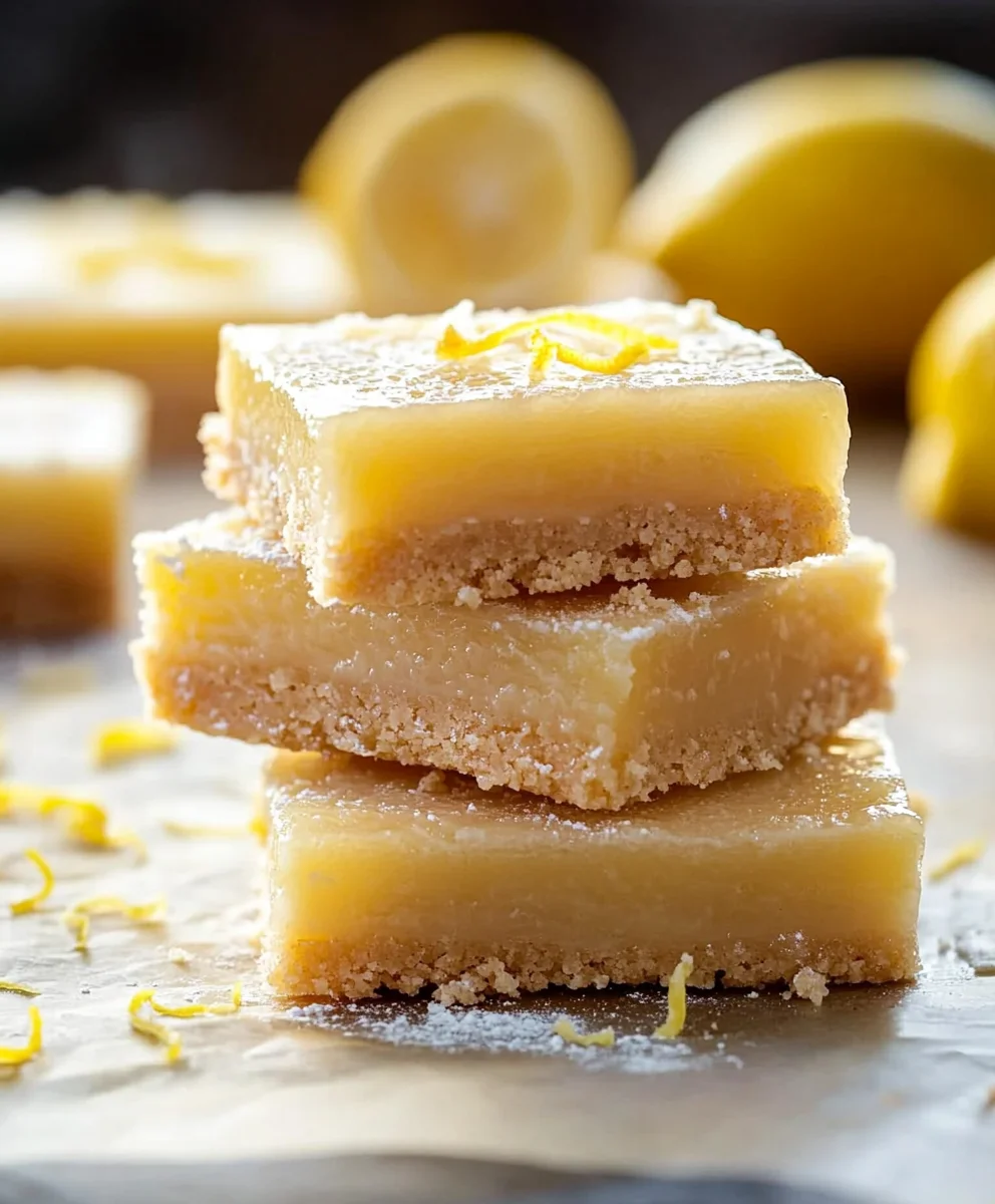 Lemon Sugar Cookie Bars
