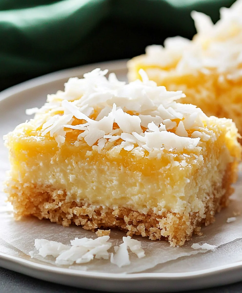 Buttery Coconut Bars Recipe 77 Buttery Coconut Bars Recipe