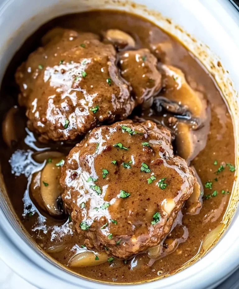Slow Cooker Salisbury Steak Recipe