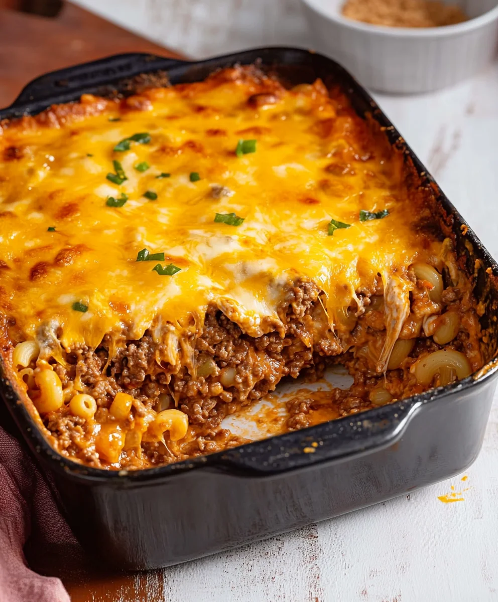 Cheeseburger Casserole (Easy One-Pot Dinner) 77 Cheeseburger Casserole (Easy One-Pot Dinner)