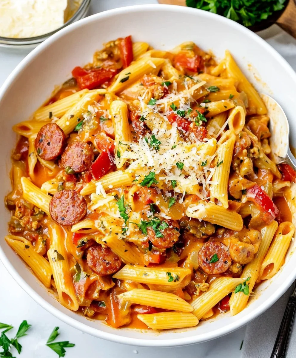Cajun Sausage Pasta 64 Cajun Sausage Pasta