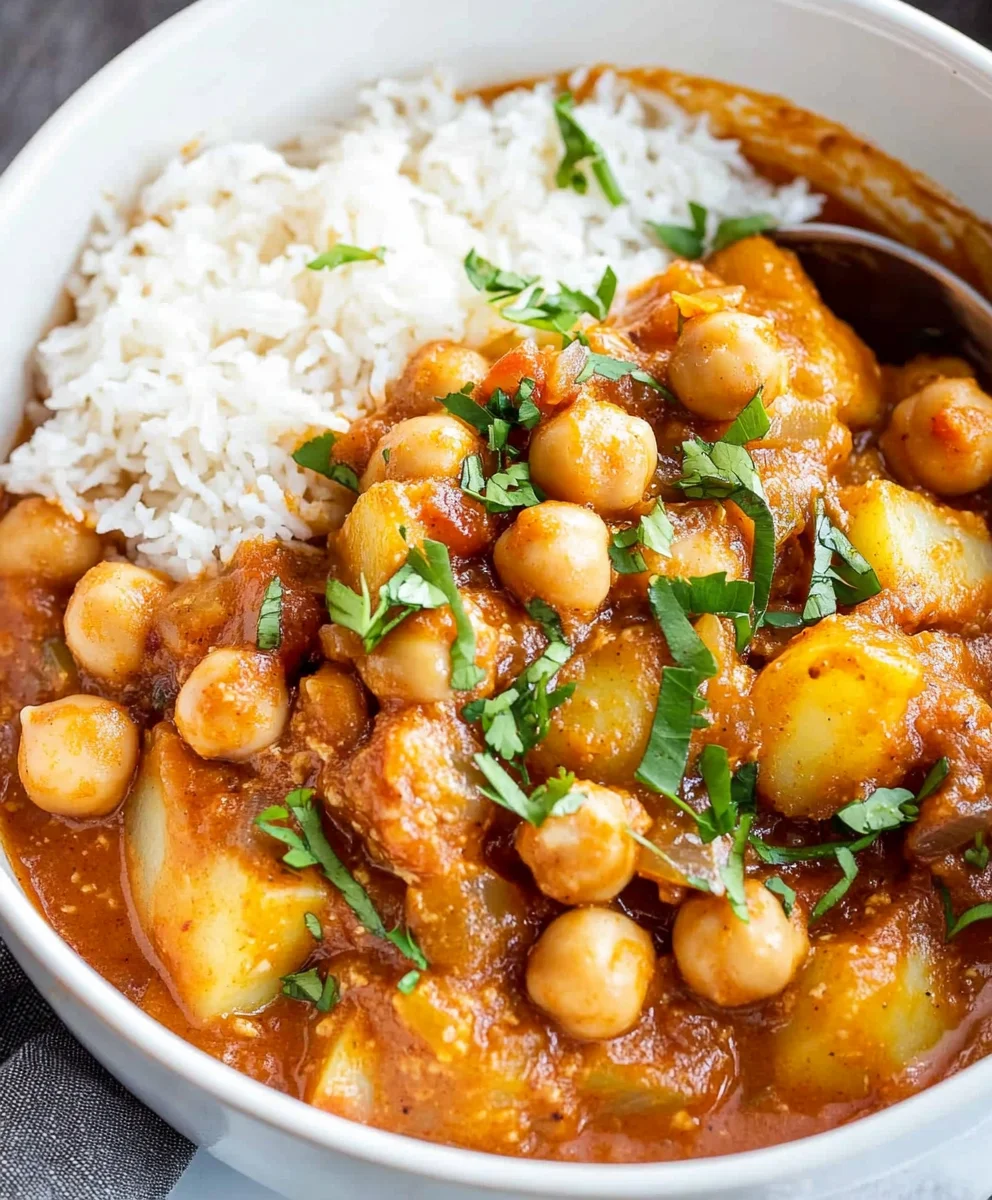 Chickpea and Potato Curry Recipe