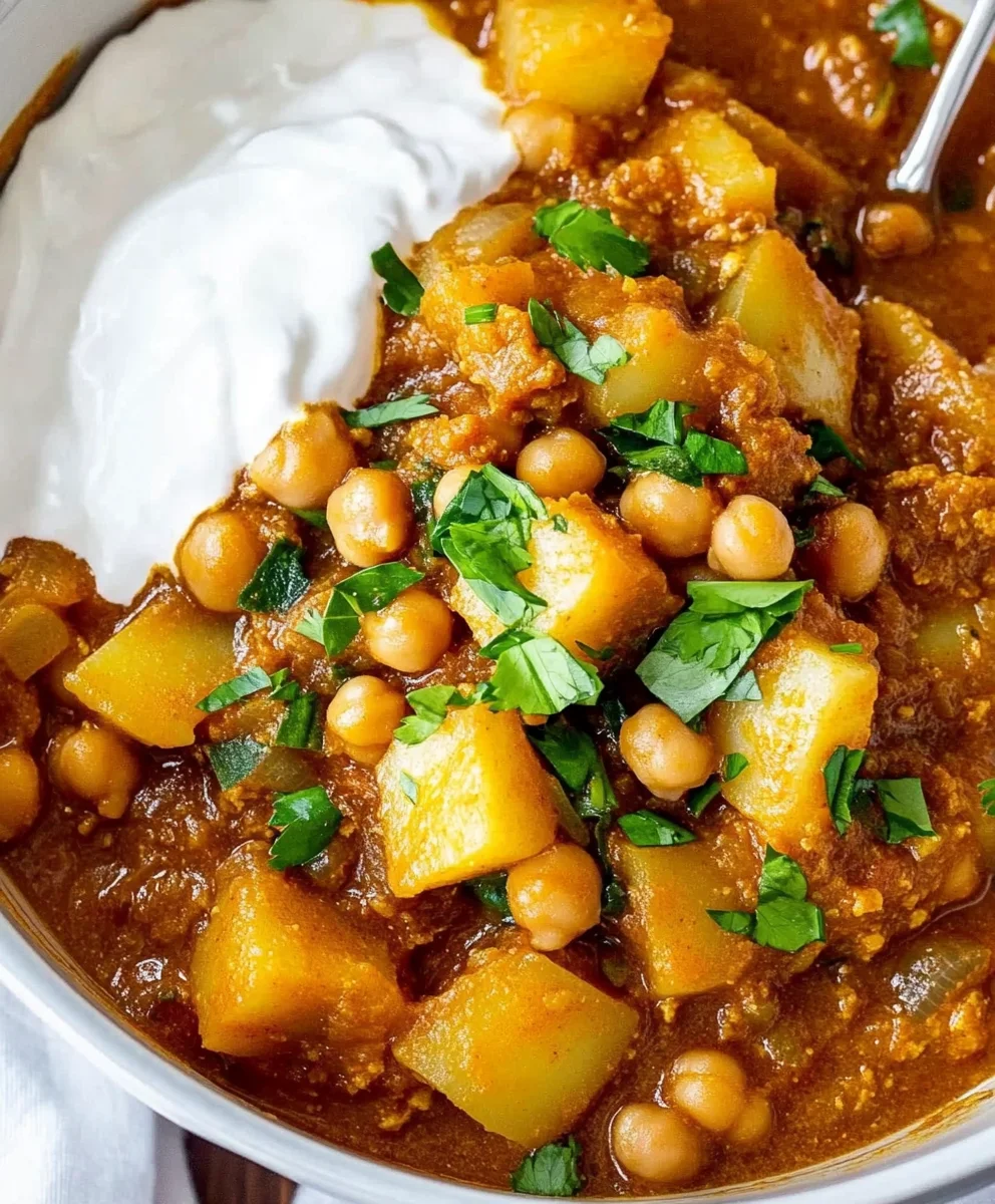 Chickpea and Potato Curry Recipe