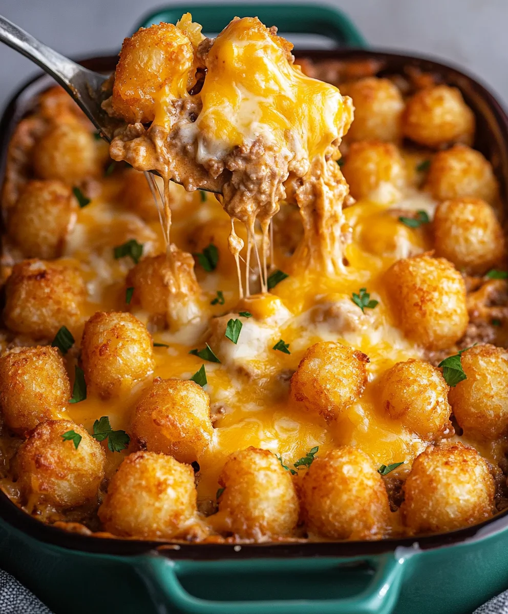 Tater Tot Casserole Recipe (Easy & Delicious!)