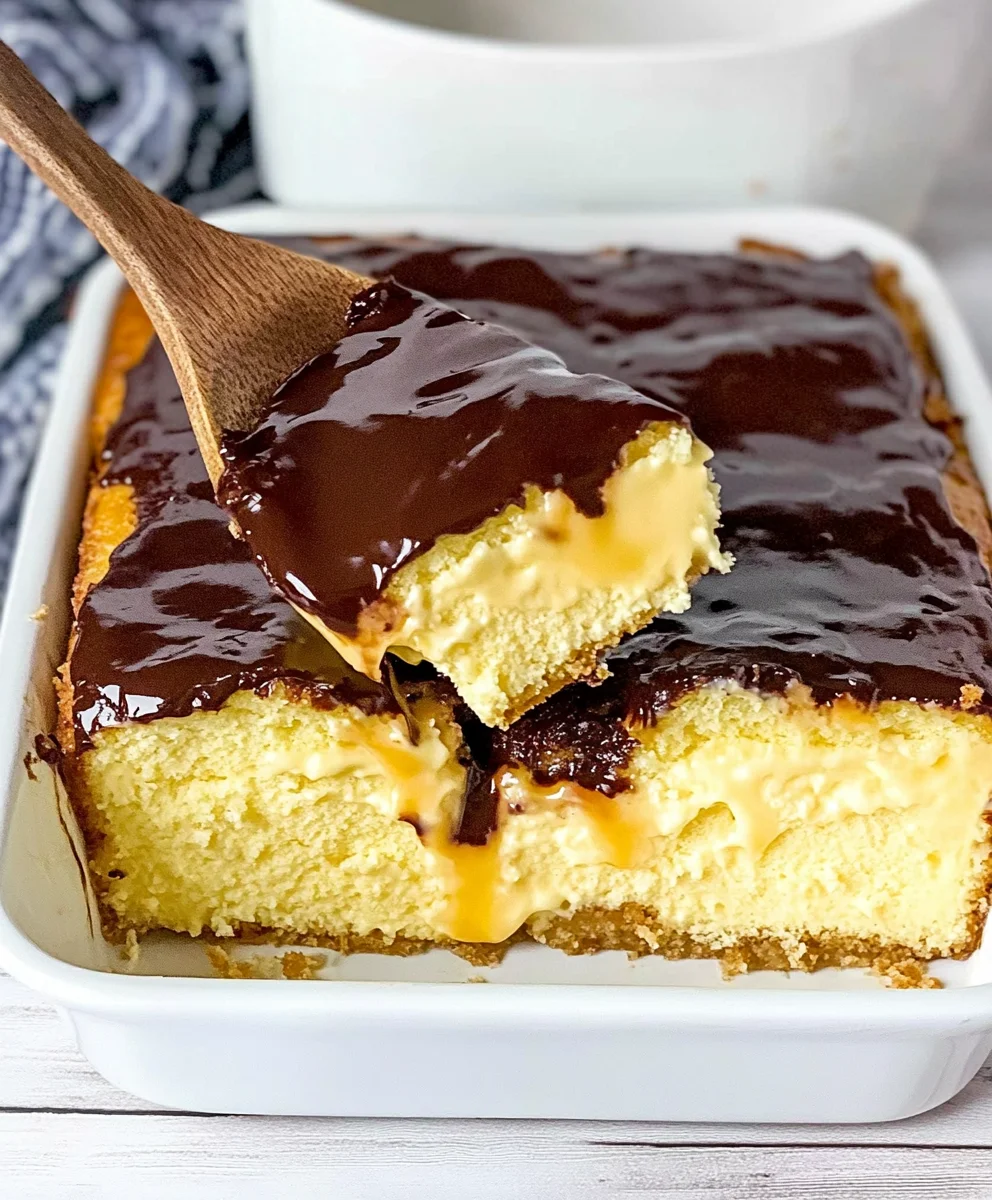 Easy Boston Cream Poke Cake 56 Easy Boston Cream Poke Cake