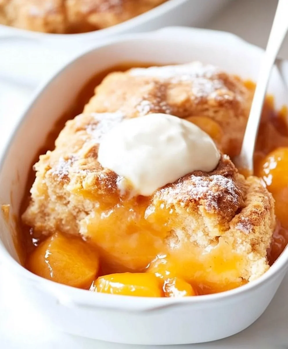 Old-Fashioned Peach Cobbler